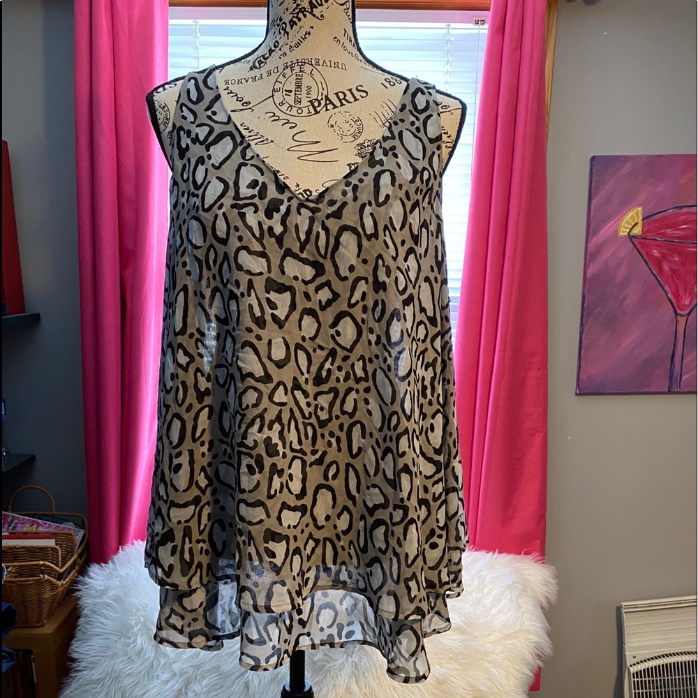 Lane Bryant sleeveless blouse